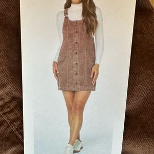 Celebrity Pink Tan Pinafore